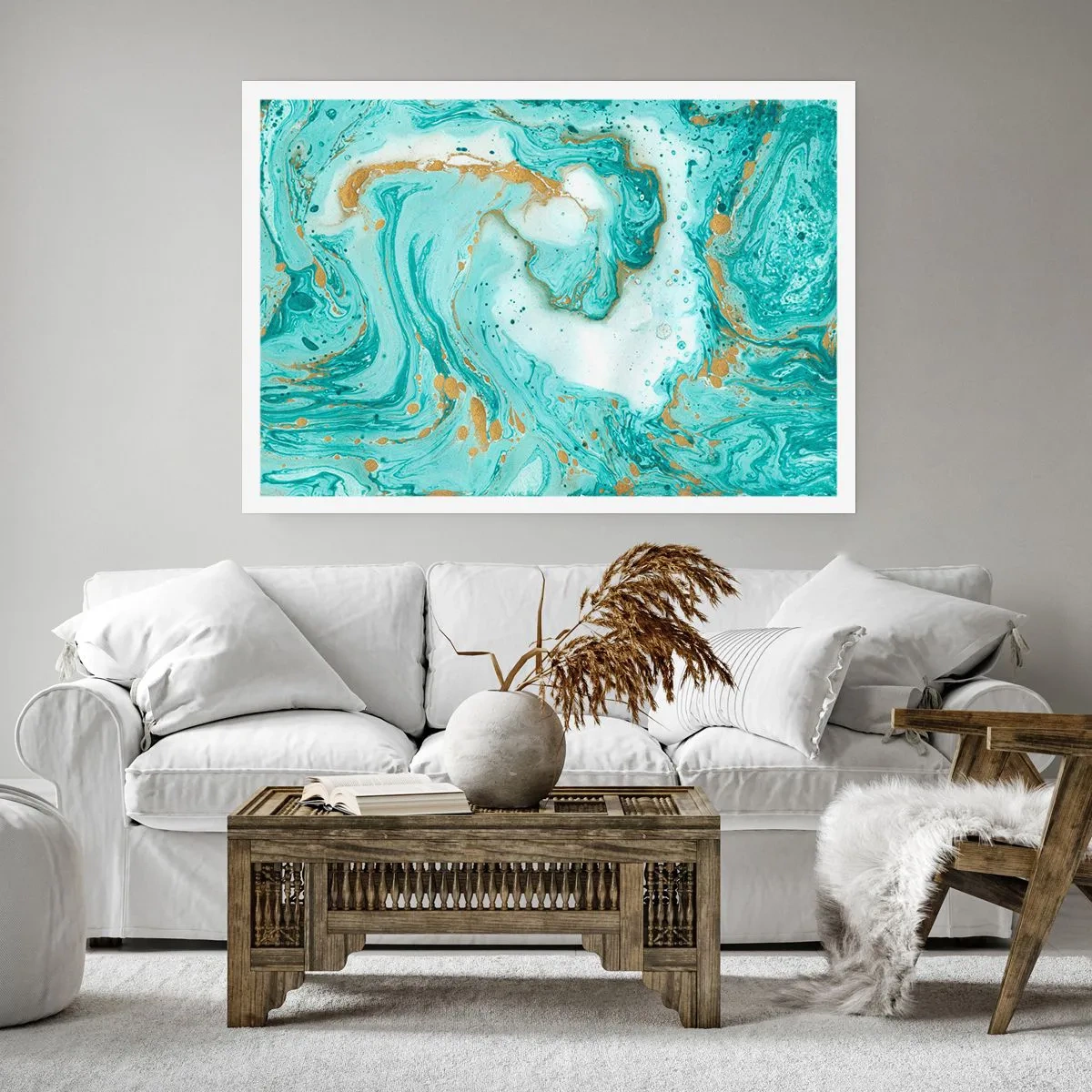 Poster - Sub marele val al perioadei Edo - 70x50 cm