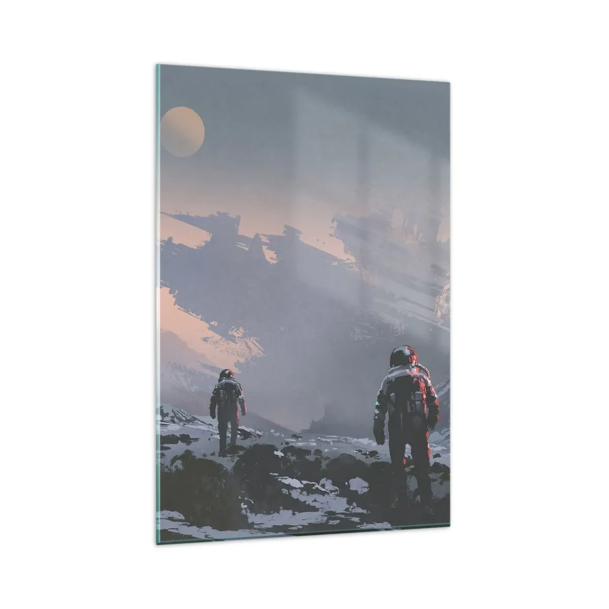 Tablou pe sticlă - Sub o stea necunoscută - 80x120 cm