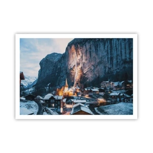 Poster - Spiritul luminos al iernii - 100x70 cm