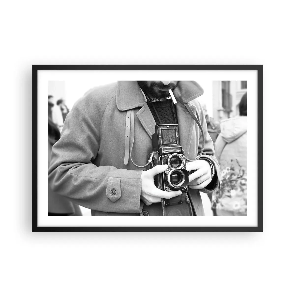 Poster în ramă neagră - În stilul retro - 70x50 cm