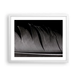 Poster în ramă albă - Pana - o construcție minunată - 50x40 cm