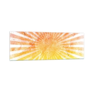 Tablou pe sticlă - Răsărituri și apusuri de soare - 90x30 cm