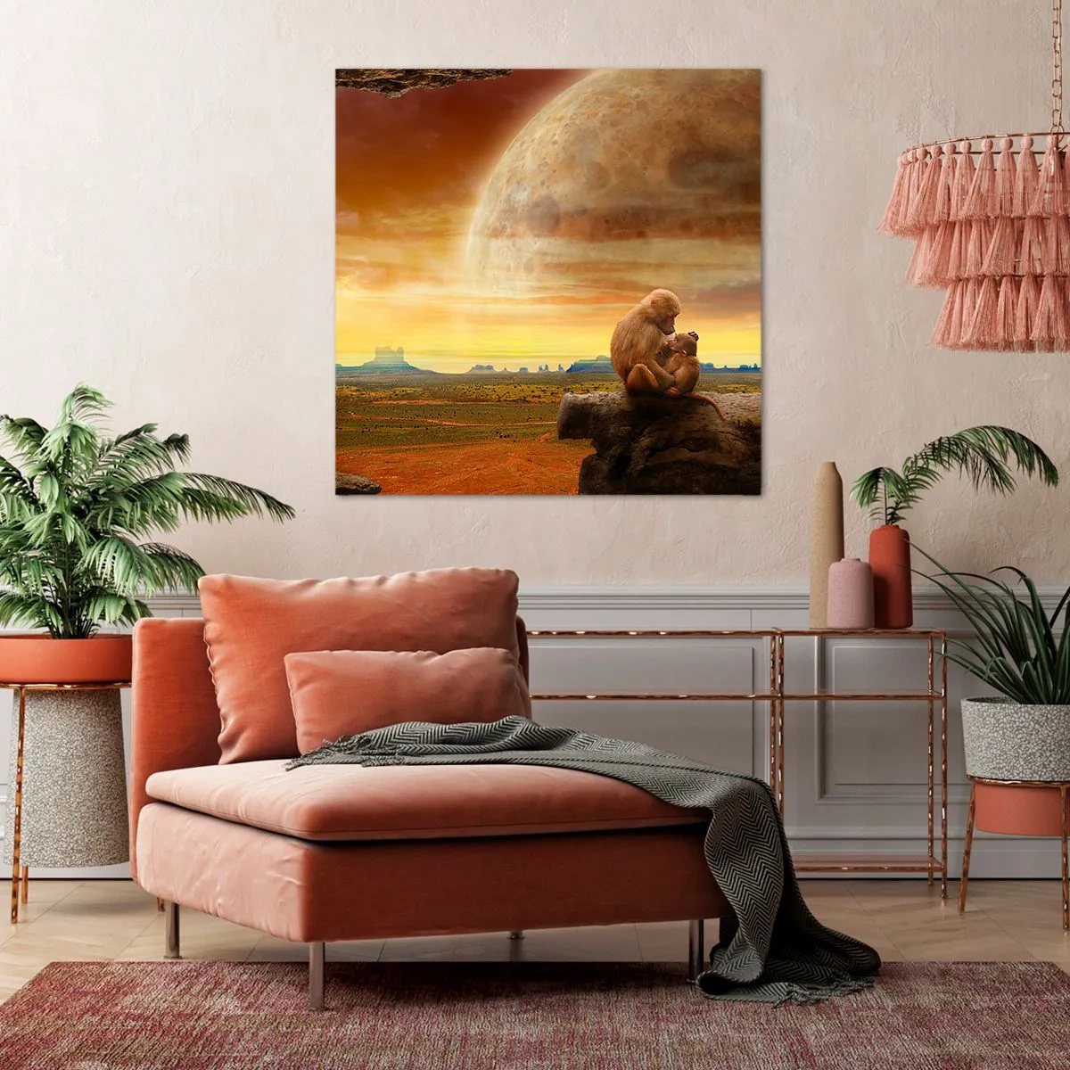 Tablou pe pânză - Iubirea peste tot la fel - 40x40 cm