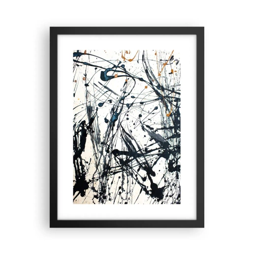 Poster în ramă neagră - Abstracție expresionistă - 30x40 cm