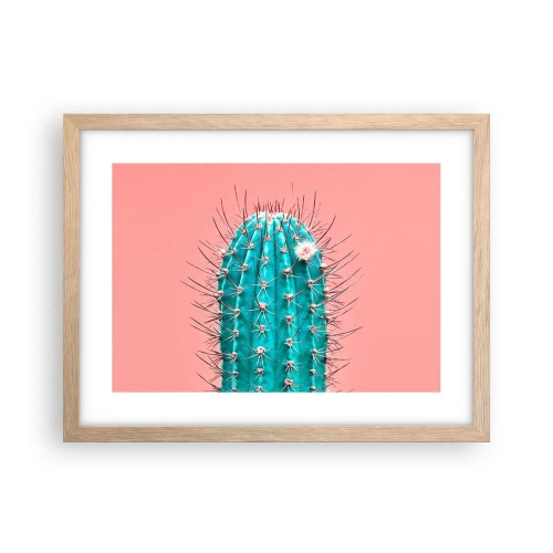 Poster în ramă de stejar deschis - Doar privește - 40x30 cm