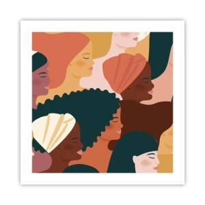 Poster - Numai feminitate - 50x50 cm