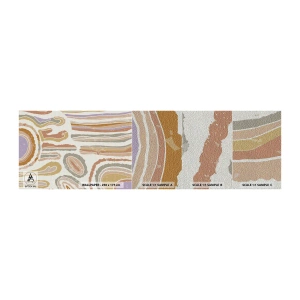 Mostră tapet Premium Sand - Secțiuni colorate - Pastel, Boho, Minimalist - 100x30 cm