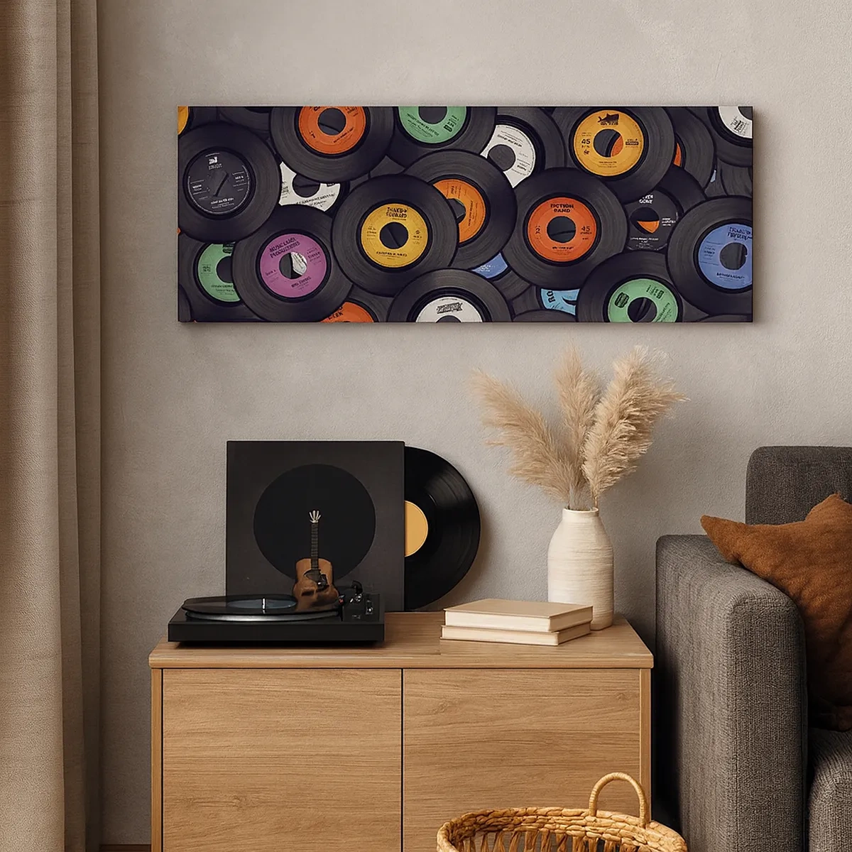 Tablou pe pânză - Culorile clasicilor - 30x30 cm