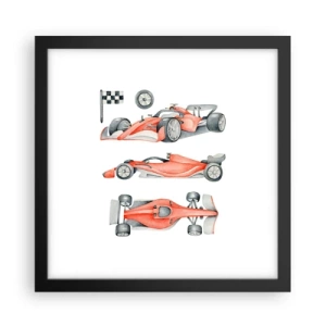 Poster în ramă neagră - Prindeți visul - 30x30 cm