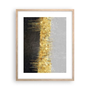 Poster în ramă de stejar deschis - Înăuntru și în sus - 40x50 cm