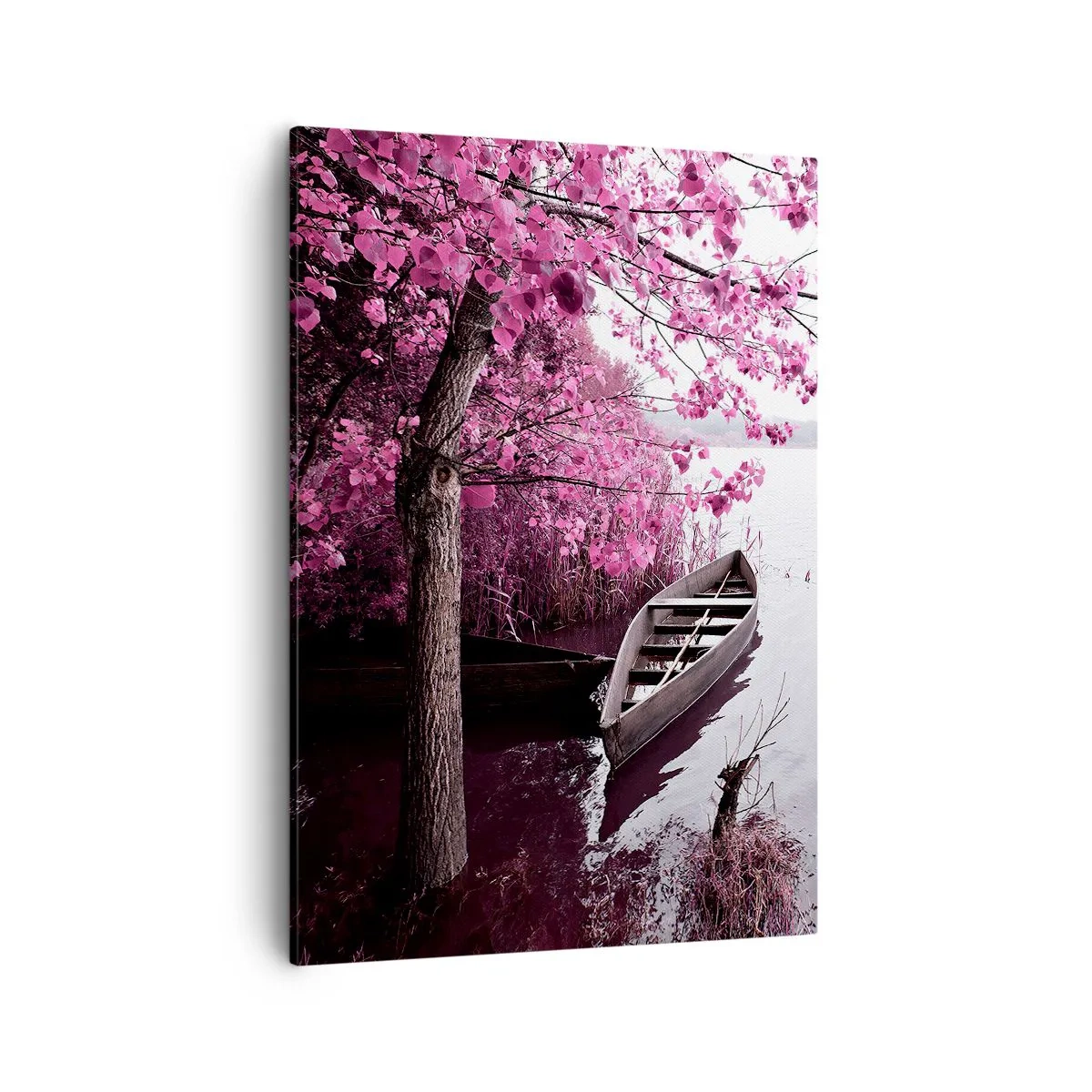 Tablou pe pânză - În tăcerea roz - 50x70 cm