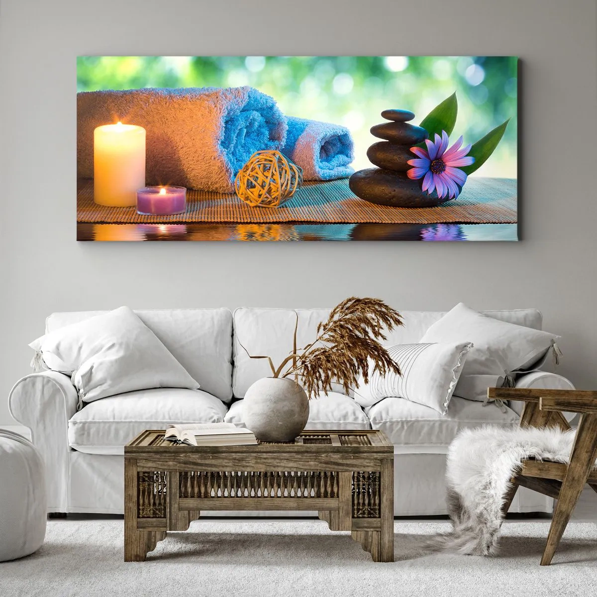 Tablou pe pânză - Timp pentru corp - 100x40 cm