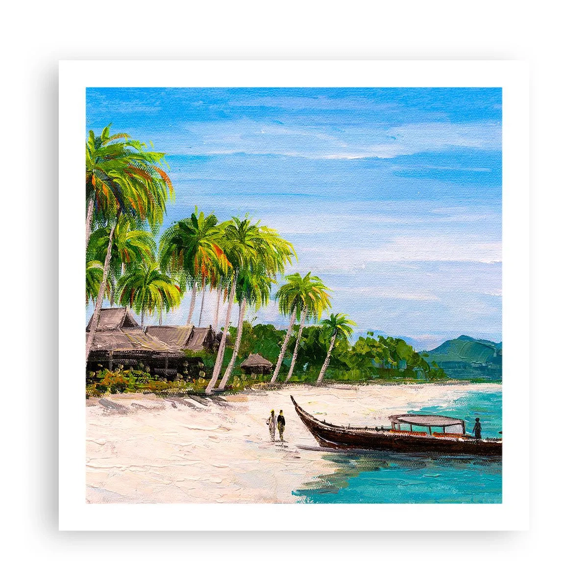 Poster - Un vis exotic - 60x60 cm