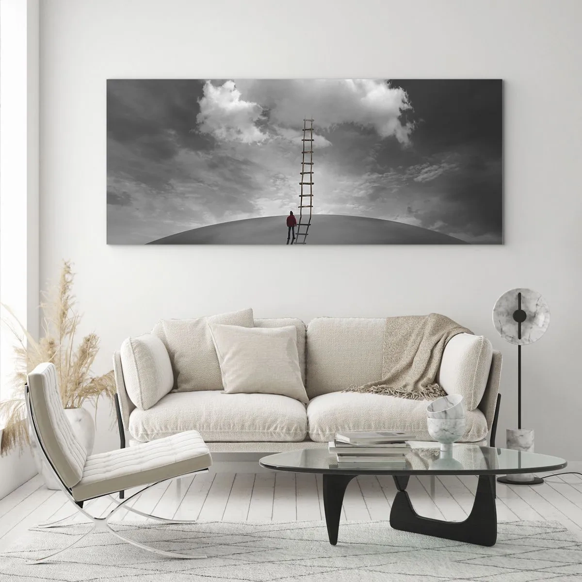 Tablou pe sticlă - Orice este posibil - 120x50 cm