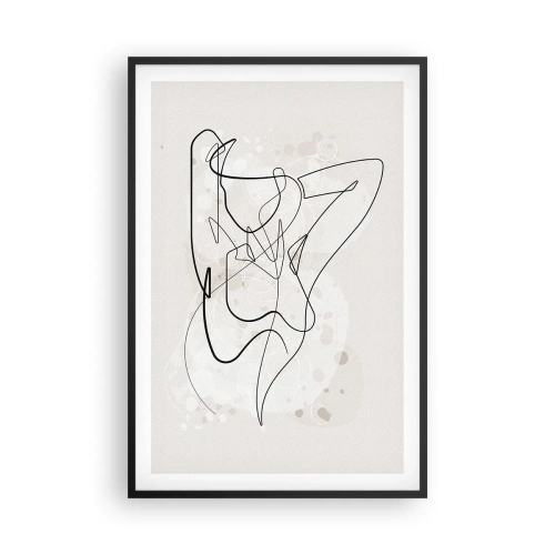 Poster în ramă neagră - Arta seducției - 61x91 cm