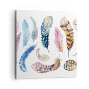 Tablou pe pânză - Ușoare și colorate - 60x60 cm