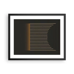 Poster în ramă neagră - Explorați întunericul - 50x40 cm