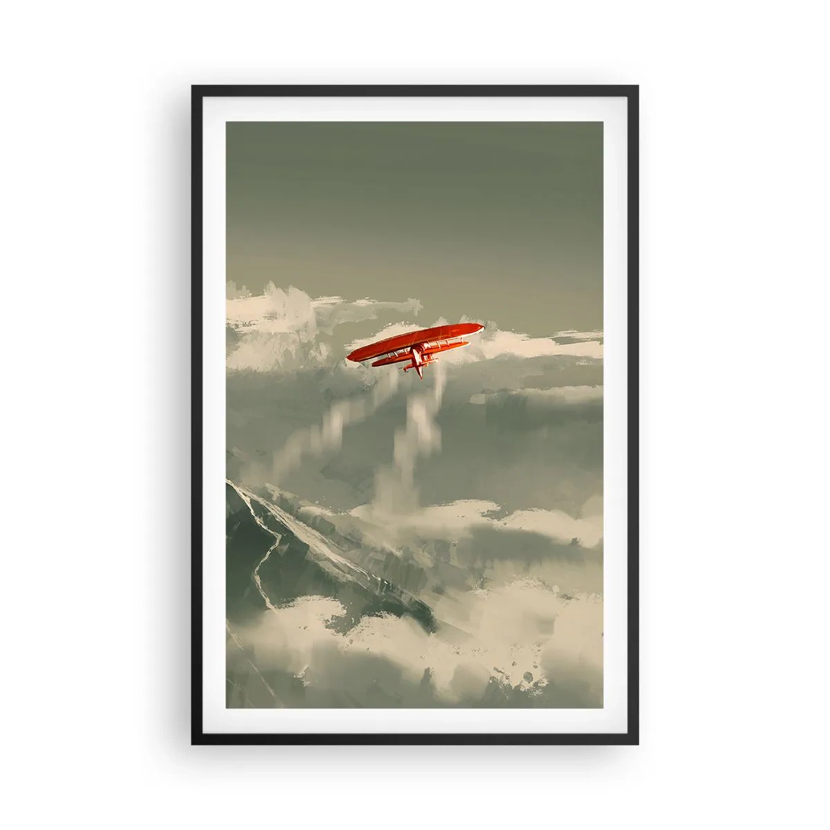 Poster în ramă neagră - Un pionier neînfricat - 61x91 cm