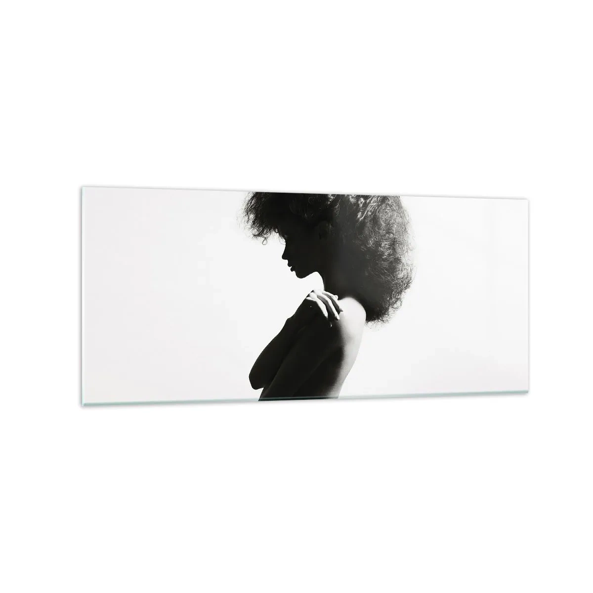 Tablou pe sticlă - Ca o floare pe o tulpină subțire - 120x50 cm
