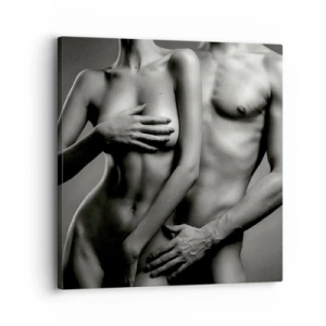 Tablou pe pânză - Adam și Eva - 30x30 cm