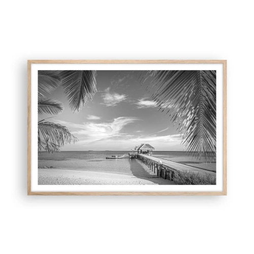 Poster în ramă de stejar deschis - O amintire sau un vis? - 91x61 cm