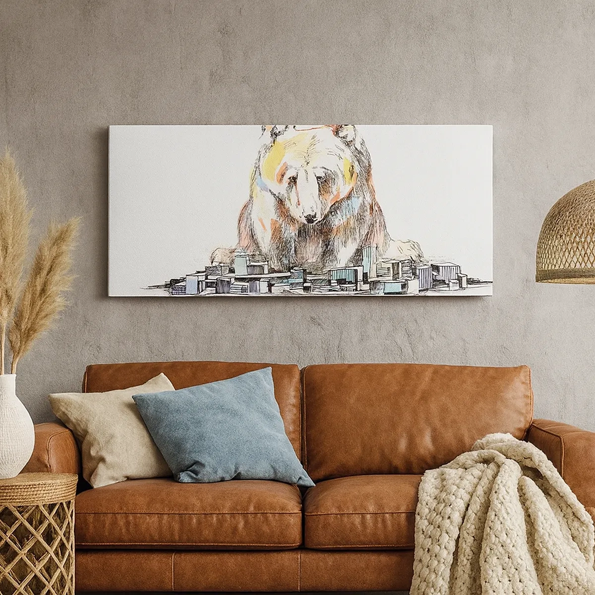 Tablou pe pânză - Cum poți trăi așa? - 30x30 cm