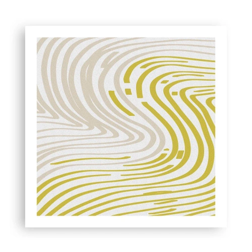 Poster - Compoziție cu cambrare ușoară - 60x60 cm