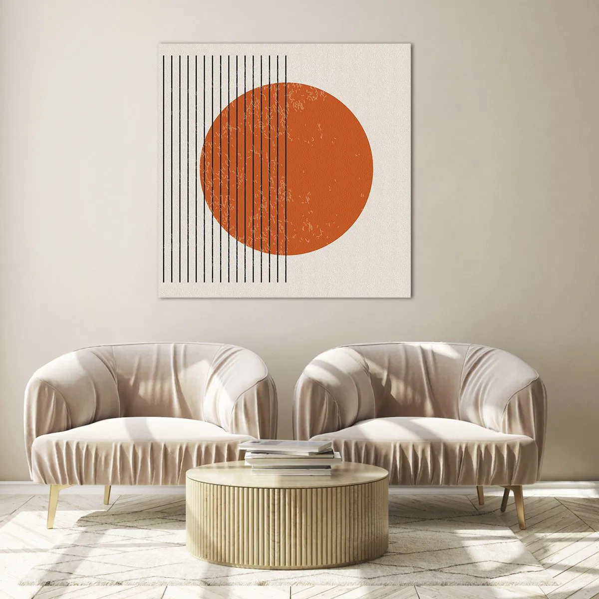 Tablou pe sticlă - Întotdeauna soarele - 70x70 cm