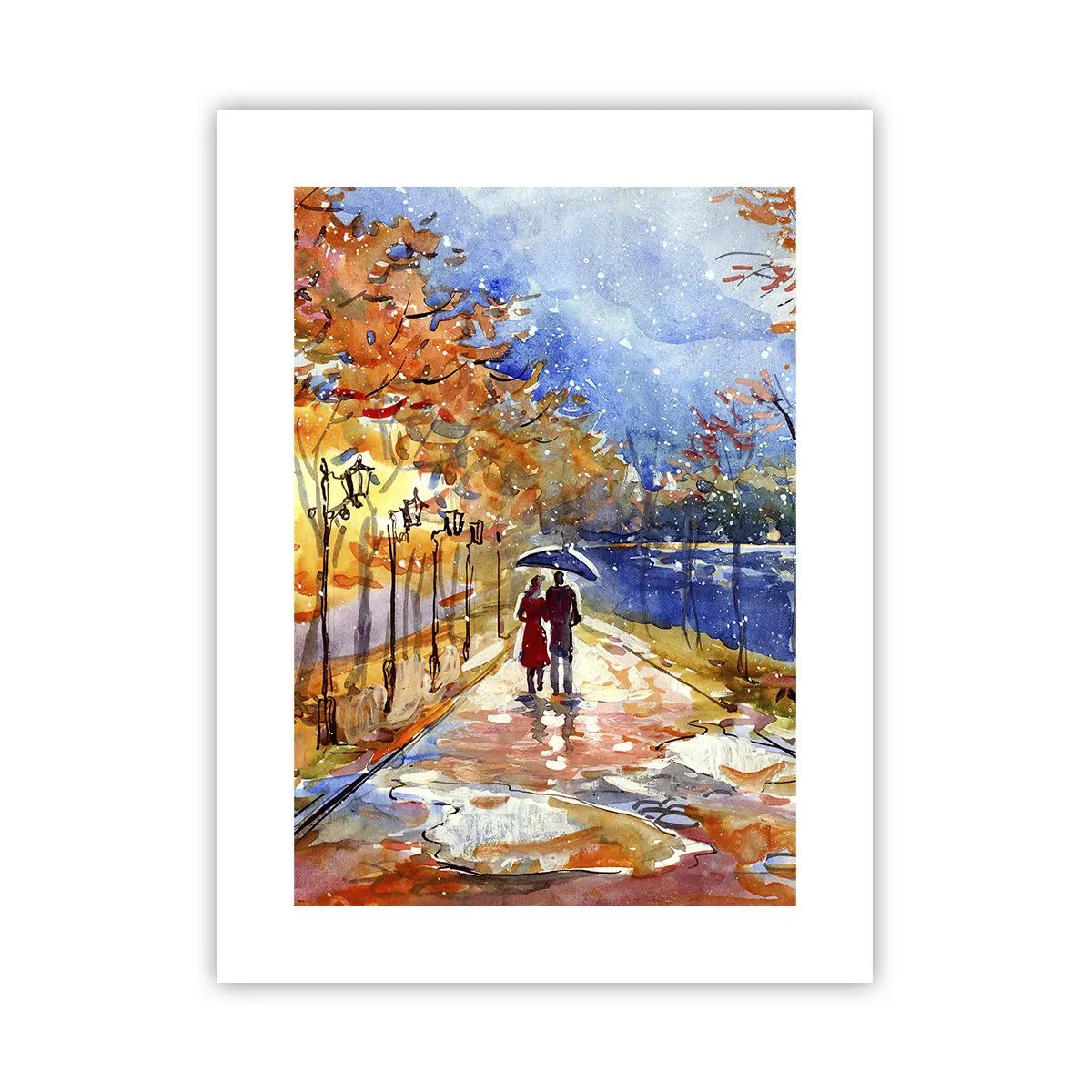 Poster - Împreună până la limita de timp - 30x40 cm