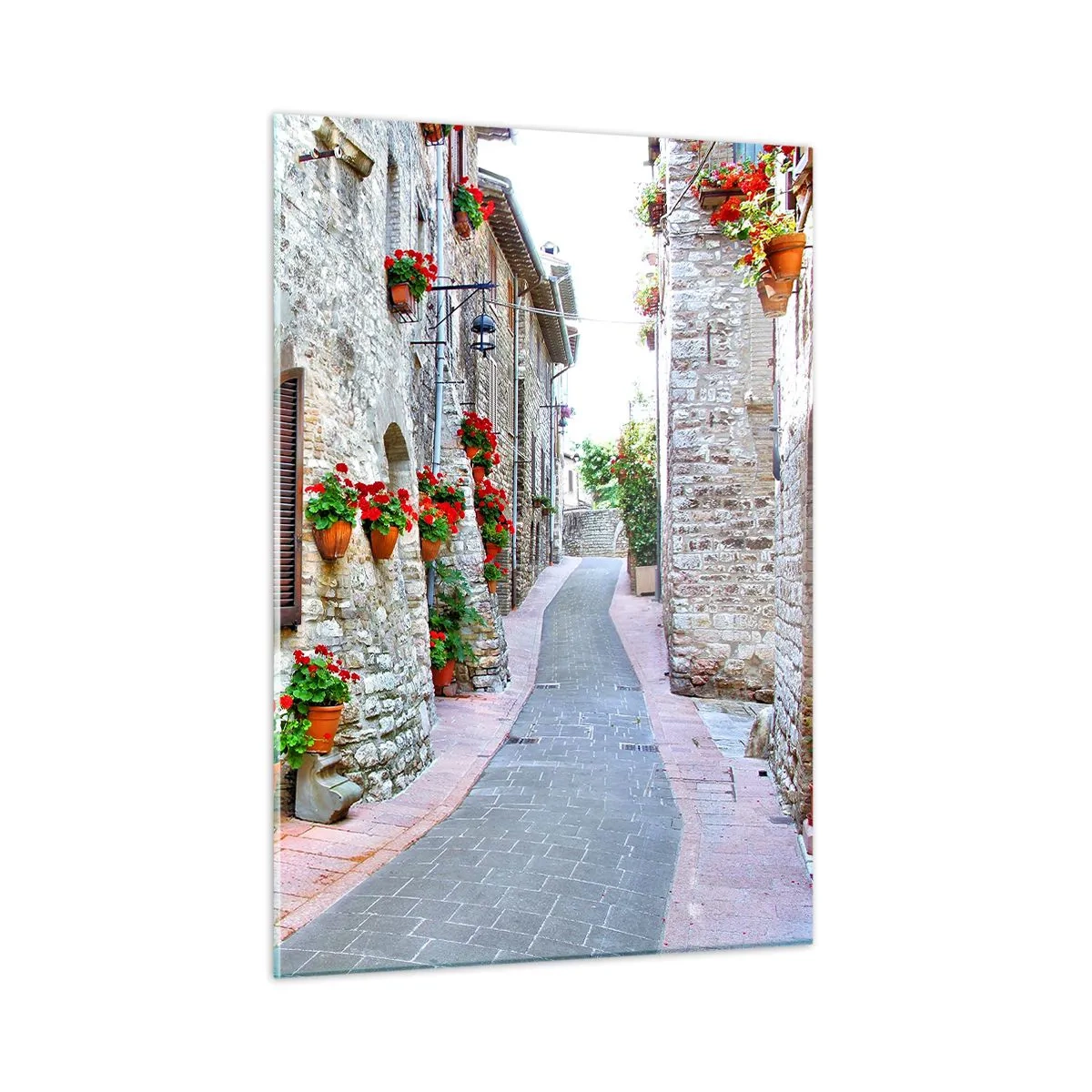 Tablou pe sticlă - Oraș italian de vis - 50x70 cm