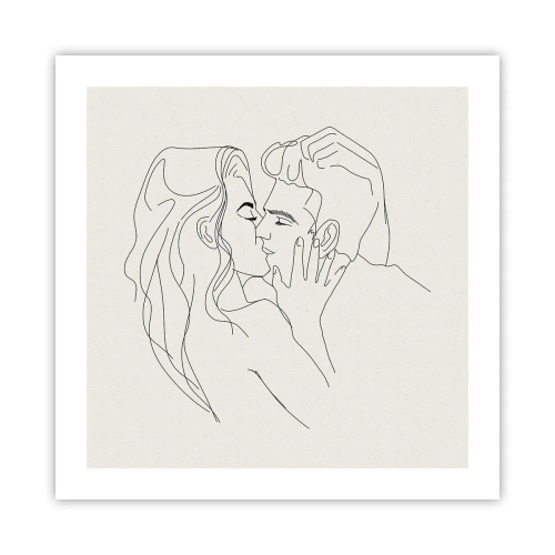 Poster - Încurcați în sentimente - 50x50 cm