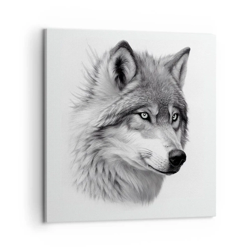 Tablou pe pânză - Alfa - fără îndoială - 50x50 cm