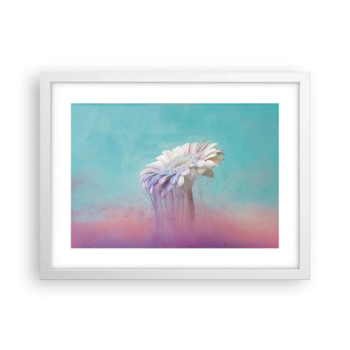 Poster în ramă albă - Viața de după flori - 40x30 cm