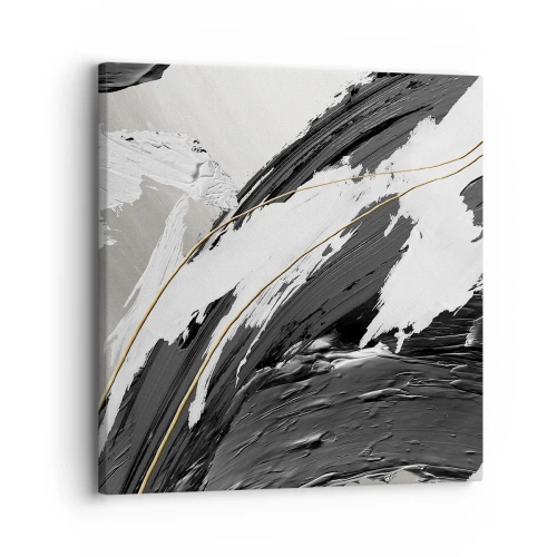 Tablou pe pânză - Abstracție cu fler - 30x30 cm
