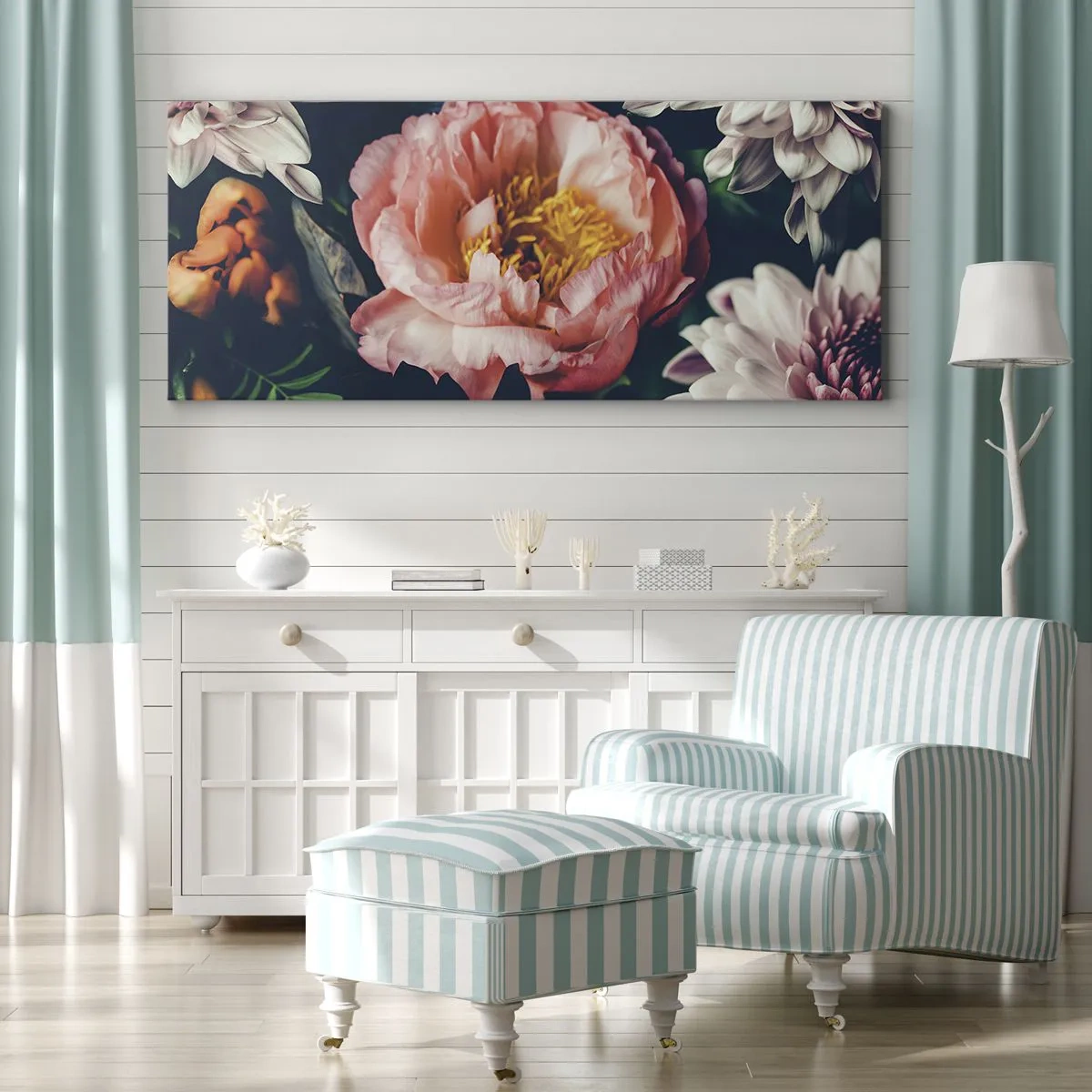 Tablou pe pânză - Cu splendoare barocă - 100x40 cm