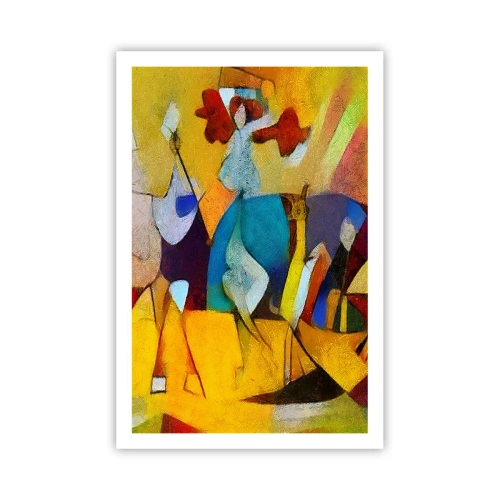 Poster - Soare - viață - bucurie - 61x91 cm
