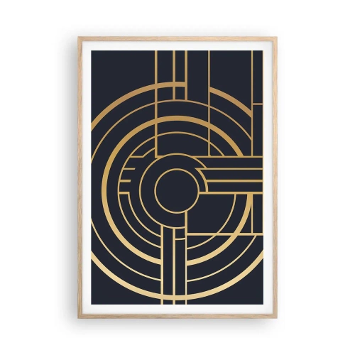 Poster în ramă de stejar deschis - Întoarcerea lucrurilor - 70x100 cm