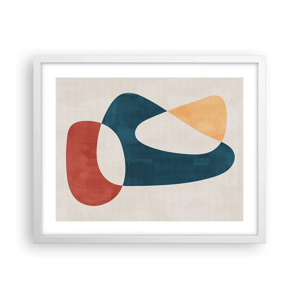 Poster în ramă albă - Influențe și metamorfoze - 50x40 cm