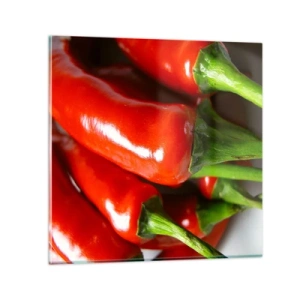 Tablou pe sticlă - Suculent, strălucitor, neted - 30x30 cm