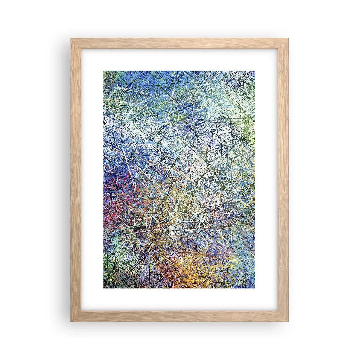 Poster în ramă de stejar deschis - Nu este atât de simplu - 30x40 cm