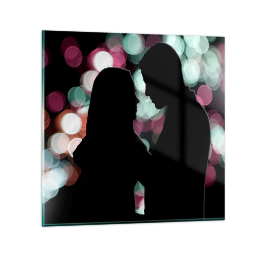 Tablou pe sticlă - Da! - 50x50 cm