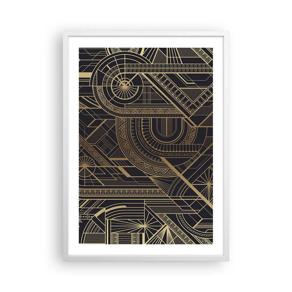 Poster în ramă albă - Concepte, idei, planuri - 50x70 cm