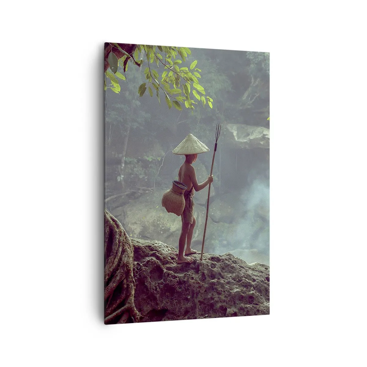 Tablou pe pânză - Prietenul naturii - 80x120 cm