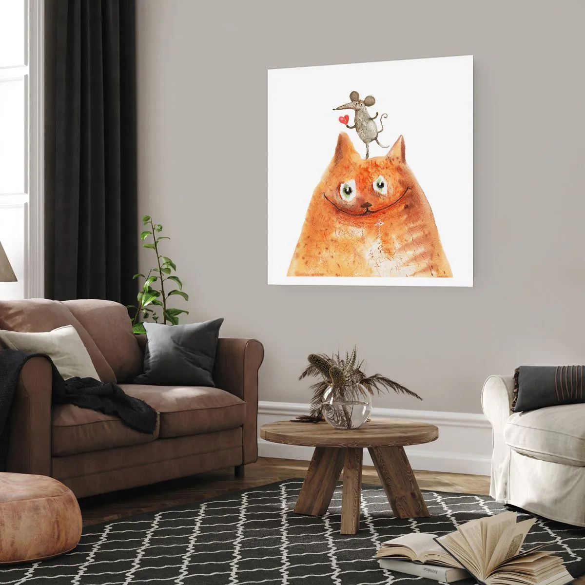 Poster - Paradoxurile iubirii - 60x60 cm