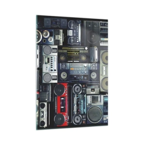 Tablou pe sticlă - Nostalgie pentru anii `80. - 50x70 cm