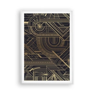 Poster în ramă albă - Concepte, idei, planuri - 70x100 cm