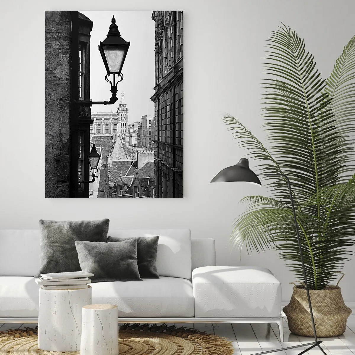 Tablou pe sticlă - O poveste din Edinburgh - 80x120 cm