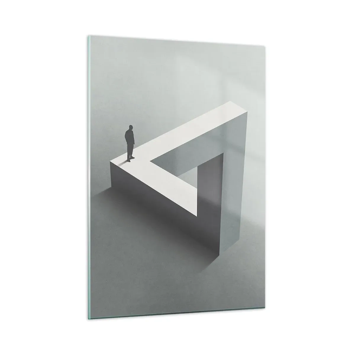 Tablou pe sticlă - Și totuși este posibil - 50x70 cm