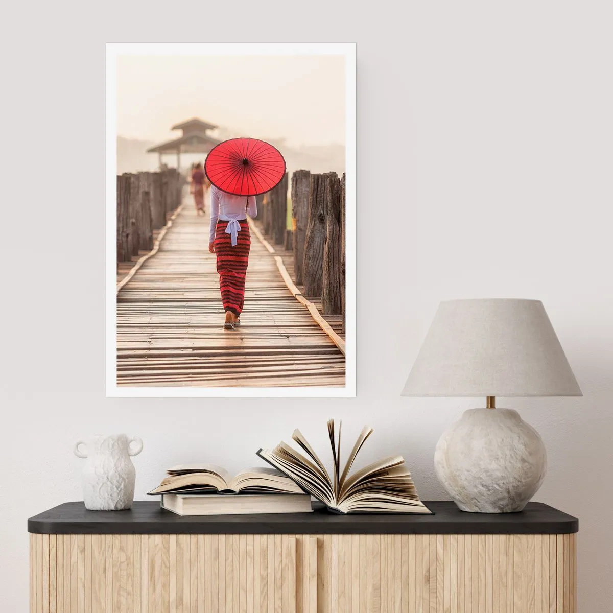 Poster - Pe podul vechi - 30x40 cm