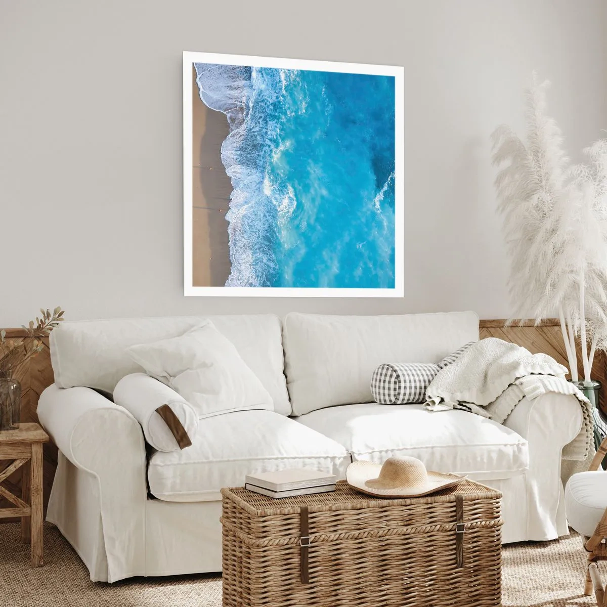 Poster - Puterea albastrului - 50x50 cm